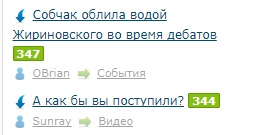 Собчак облила водой Жириновского во время дебатов