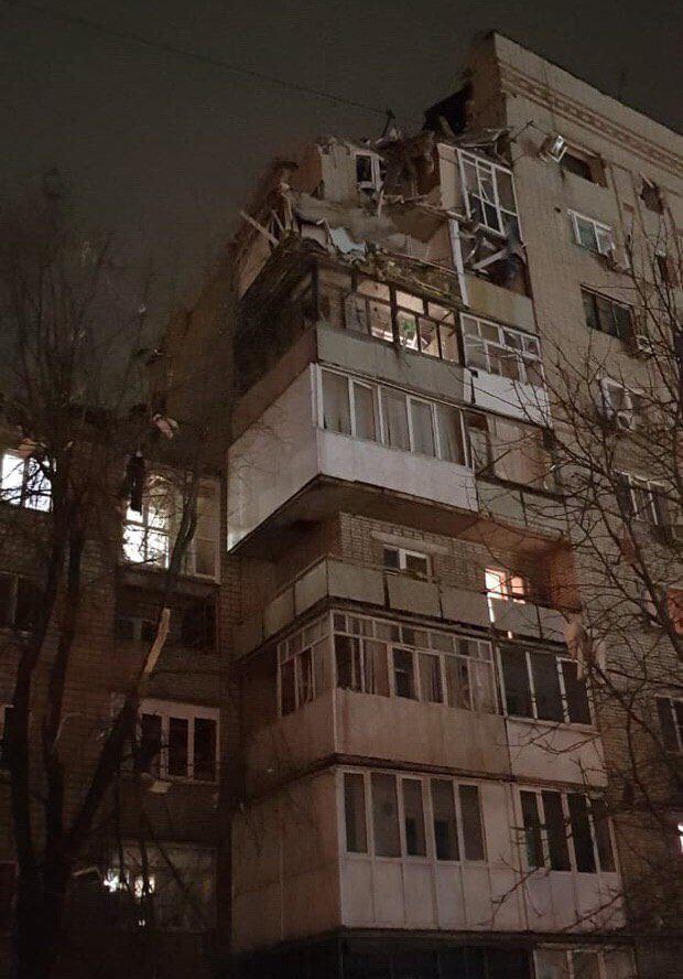 Взрыв газа в многоэтажном доме в Ростовской области, г.Шахты
