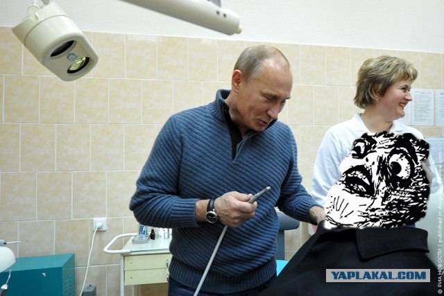 Фотожаба: Стоматолог Путин
