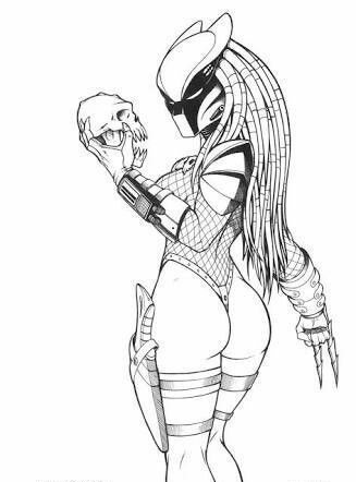 “Predator girl“ - пикчи из тырнетов!