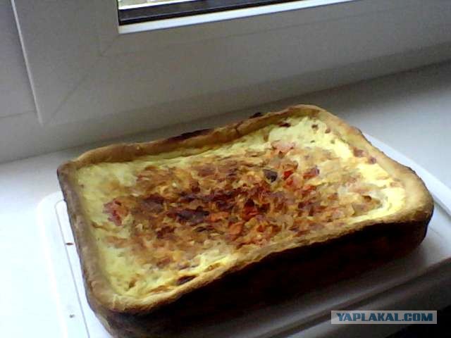 Картофельный пирог, С курицей, помидорами и сыром