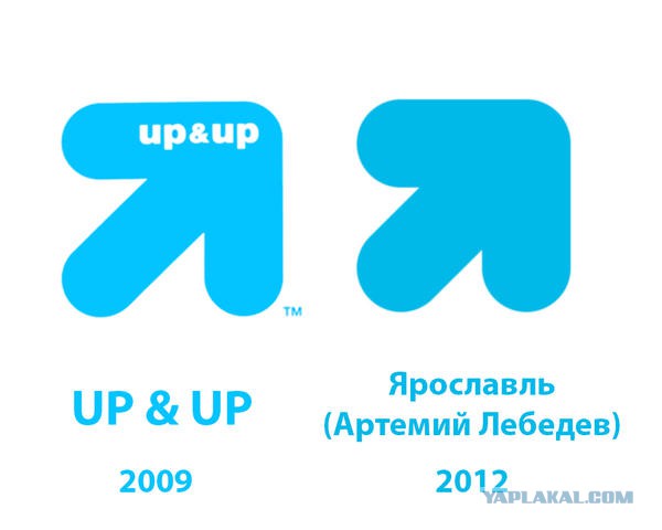 Немного похожих логотипов