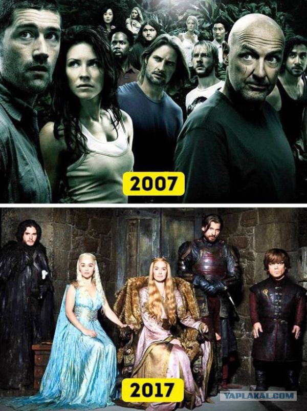 2007 и 2017. Тогда и сейчас