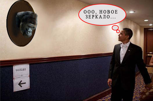 Обама любуется