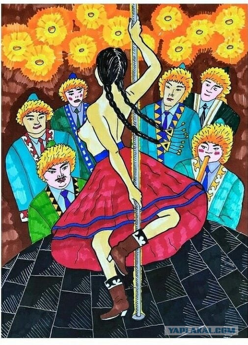 Художница из Уфы рассказала, что ей начали угрожать из-за рисунков полуодетых людей в башкирских национальных костюмах