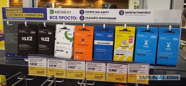 Паспортные данные в "салонах связи"