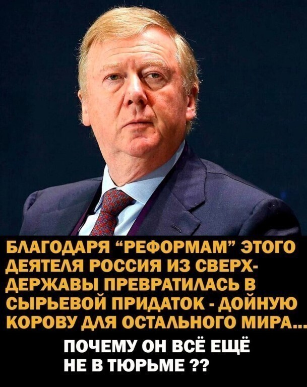 Чубайс предложил ввести в России новый налог
