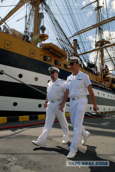 Парусник Amerigo Vespucci прибыл в Одессу