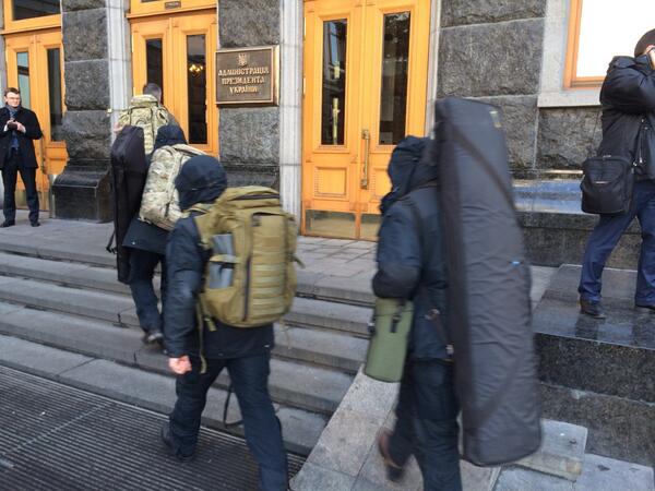 Киев. Новые столкновения демонстрантов с милицией