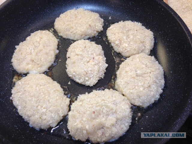 Котлеты из кальмара