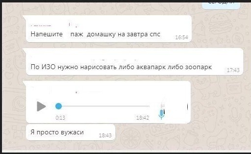 Немного о родительских чатах (в картинках)