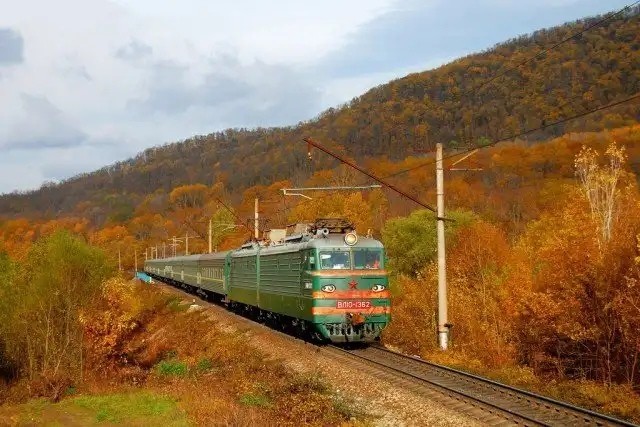 Осень на железной дороге