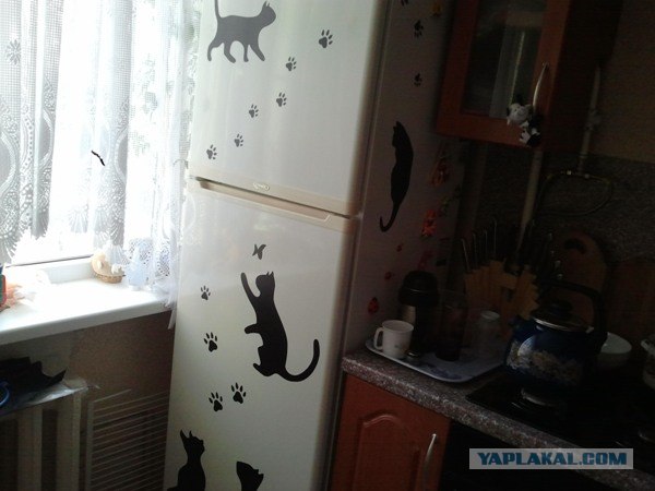 Оклейка холодильника