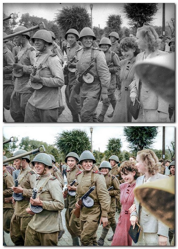 Парад Победы над Японией в Харбине, 1945 год