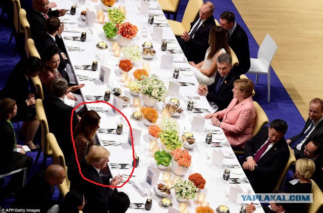 С кем ужинал Путин на G20?