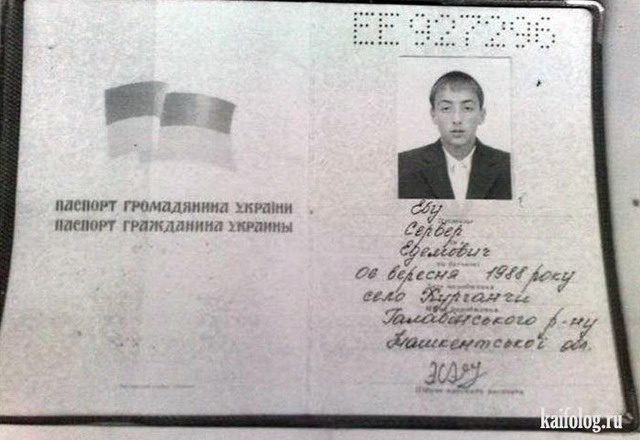 Фамилии разные, смешные