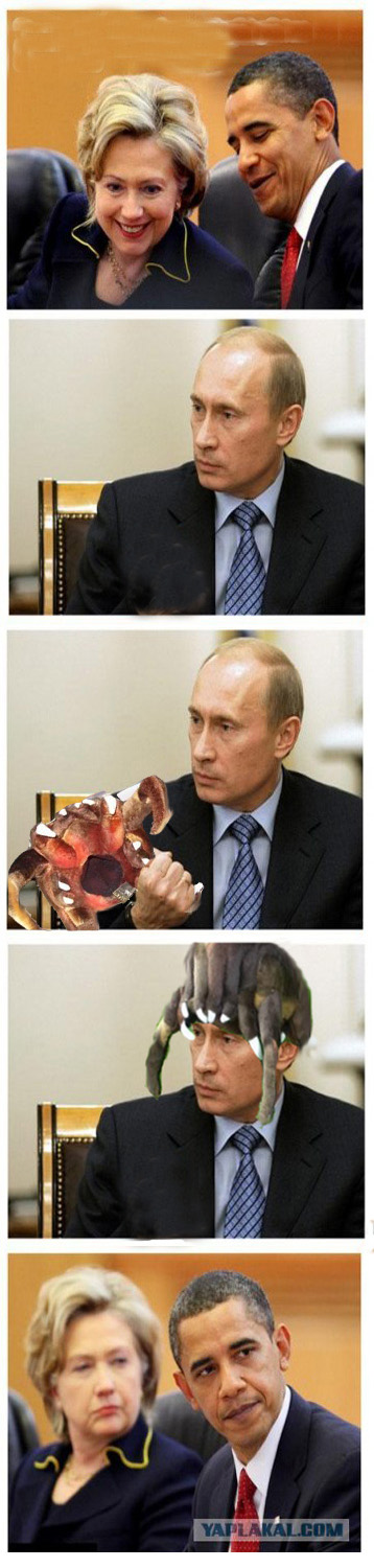Фотожаба: Обама и Путин (комикс)