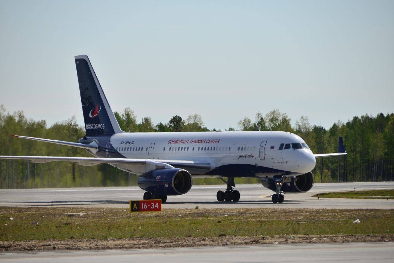 Самолёт Ту-204-300 совершил первый официальный рейс в аэропорт космодрома «Восточный».