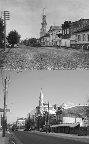 Сравнение фото Перми, старинные и современные