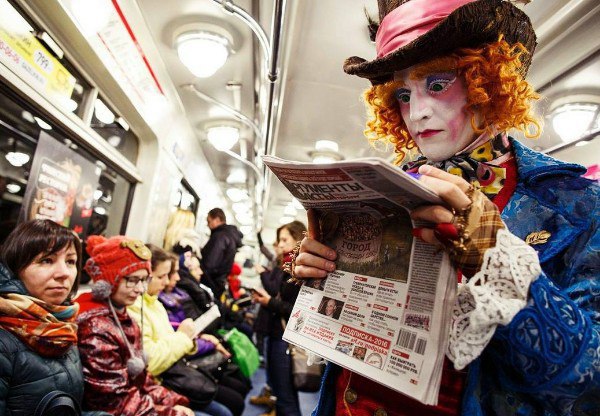 Четкие и непередаваемо модные личности попадаются в метро