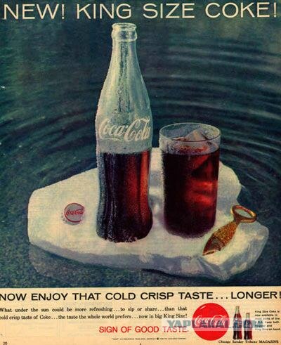 Старая реклама Coca-cola (13 принтов)