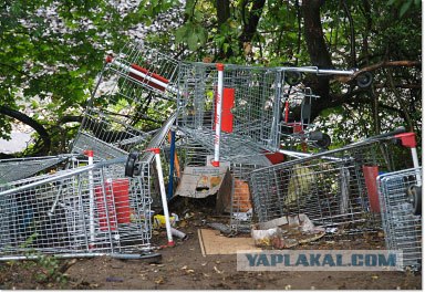 ДТП на парковке гипермаркета