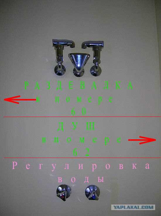 Зачем краны на стенке?