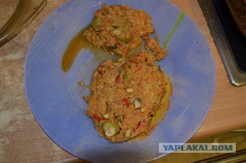 Фаршированная курица.