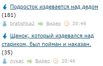 Щенок, который издевался над стариком, был пойман и наказан.