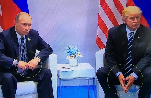 Проекция с Путиным на отеле Трампа в Нью-Йорке