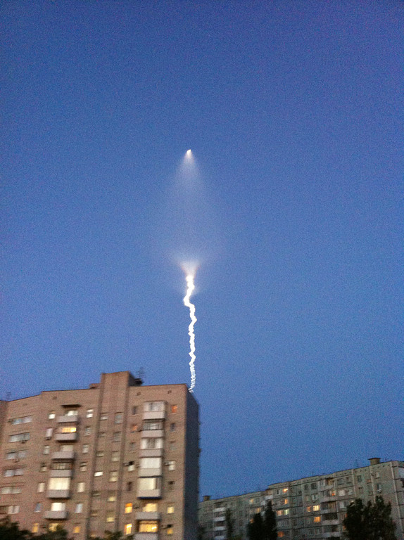 В небе над Волгоградом