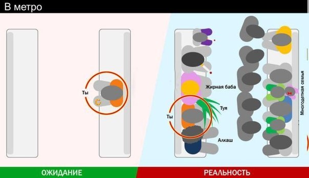 Ожидания и реальность в картинках