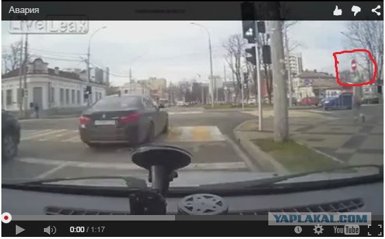 Не получилось проскочить на красный