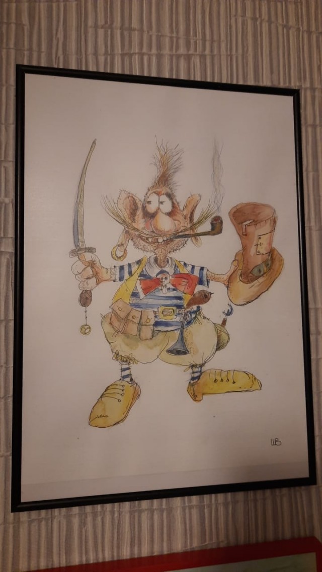 И опять трудноузнаваемые персонажи от малоизвестного художника