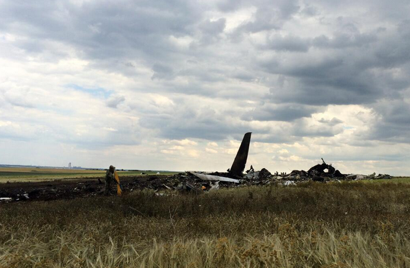 В Луганске сбили Ил-76