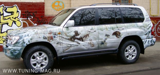 Аэрография автомобиля