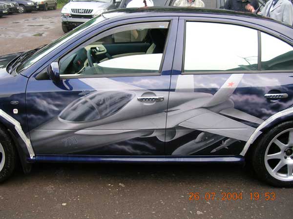 Аэрография автомобиля