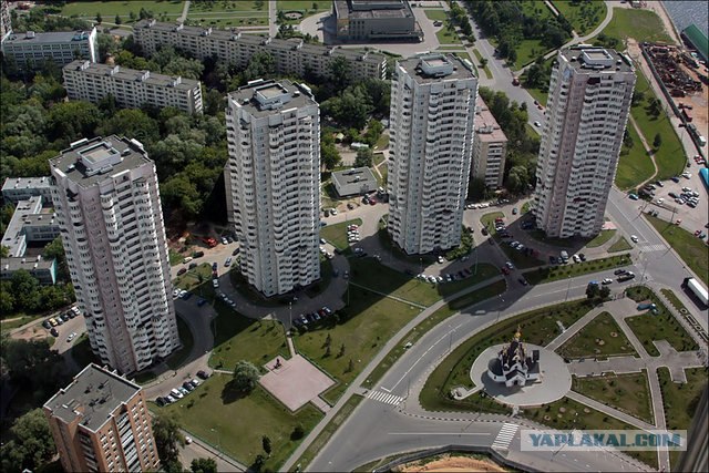 Москва с высоты птичьего полета (77 фото)