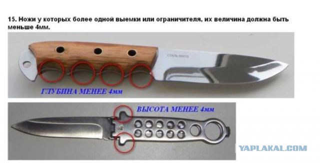 Оружие или просто нож?