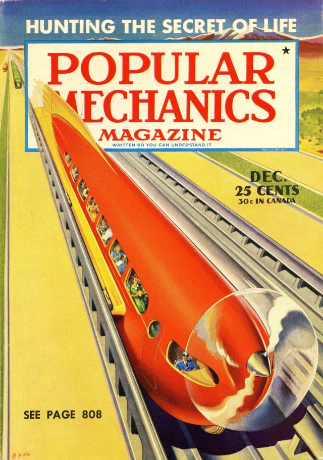 Технологическая утопия, которую мы потеряли: обложки журнала Popular Mechanics 30-х и 40-х годов
