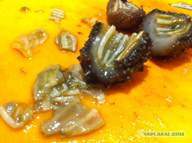 Картошка с кальмаром жареные