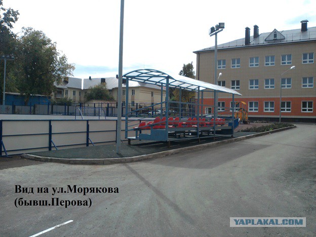 У нас новую школу построили