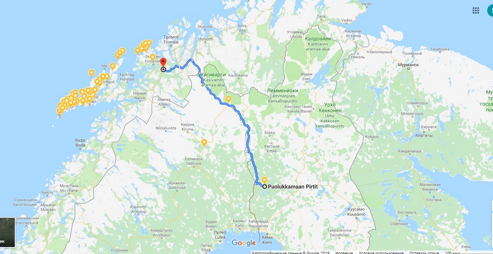 Где находятся лофотенские острова