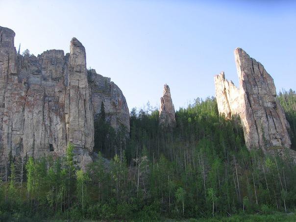 Река Лена. На самодельном плоту