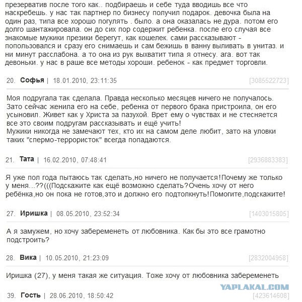 Анализ ДНК или почему женщины против?