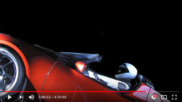 Запуск Falcon Heavy к Марсу от SpaceX
