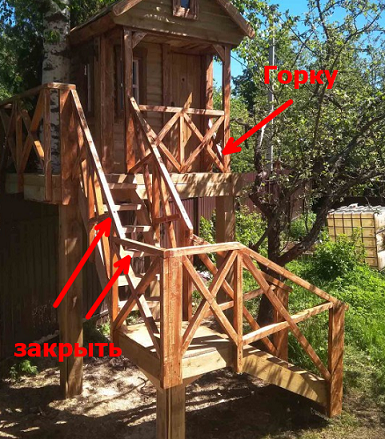 Строительство детского домика. Пошагово.