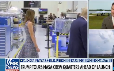 Прямая трансляция пилотируемого запуска SpaceX Crew Dragon