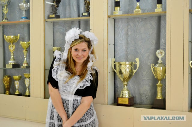 Школьницы на последнем звонке 2013