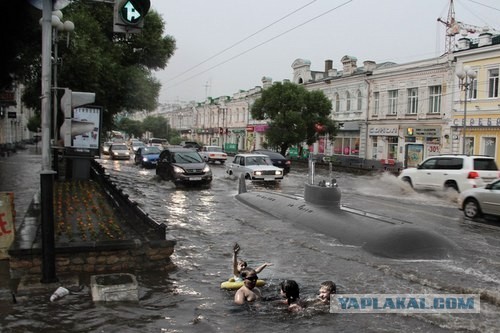 А в Омске дождь прошел...